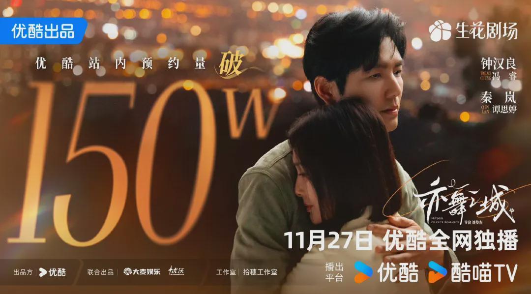 钟汉良、秦岚主演都市偶像剧《亦舞之城》今日开播，预约量破150W封面图